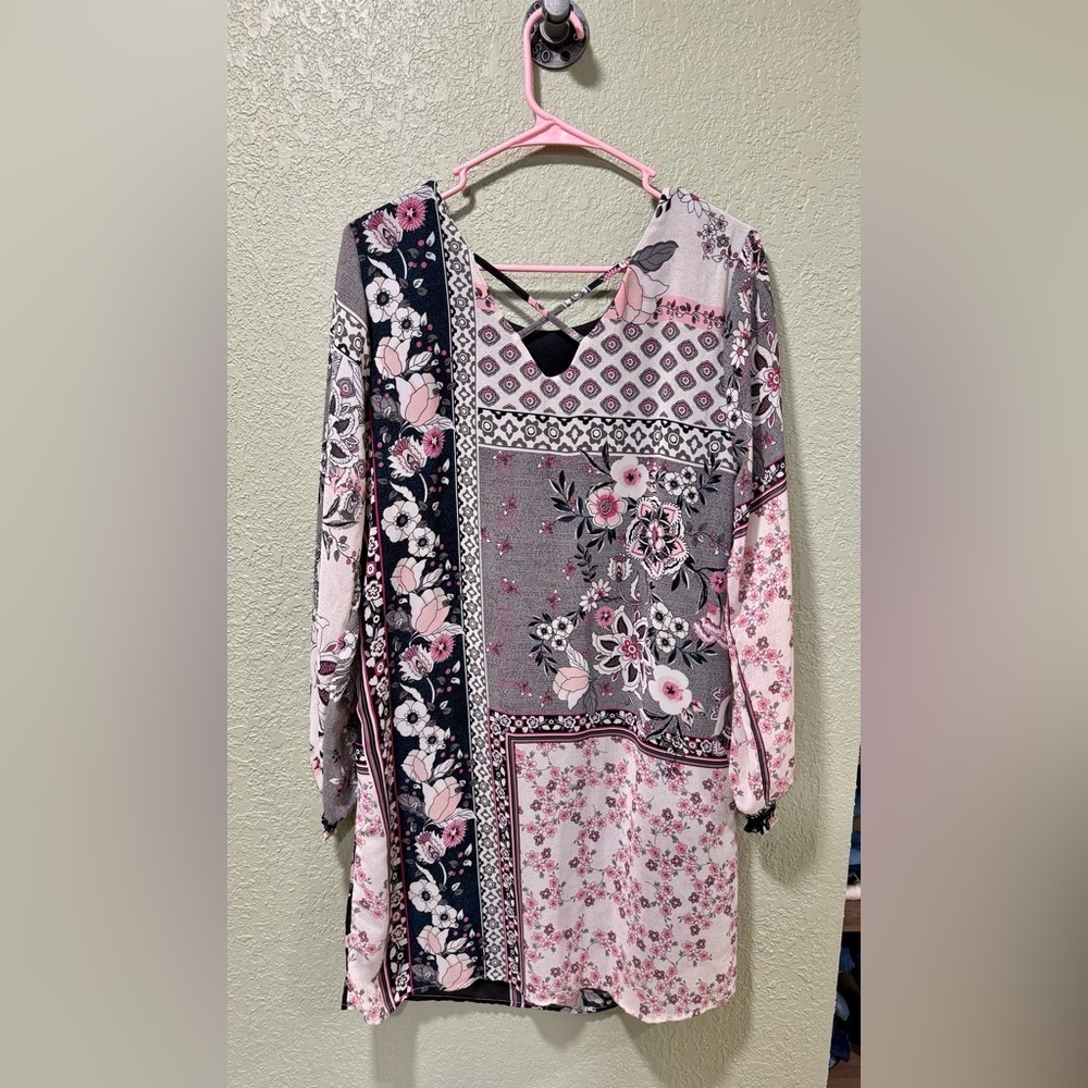 Maurices Multicolor Patterned Dress - Picture 5 of 6